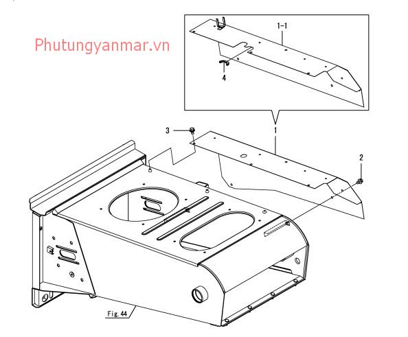 Nắp xích buồng cấp lúa